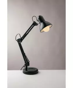 LAMPADA DA TAVOLO "ARCHITETTO" NERA, 60W